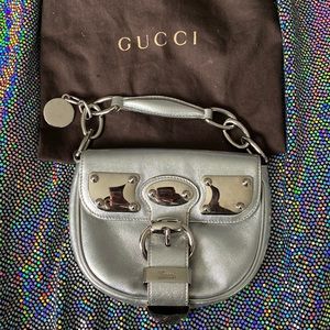 Gucci Small Leather Romy Clutch